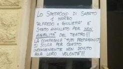 Teatro inagibile: salta lo spettacolo