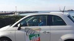 La 500 di “Missione Azzurra” fa tappa a Prato