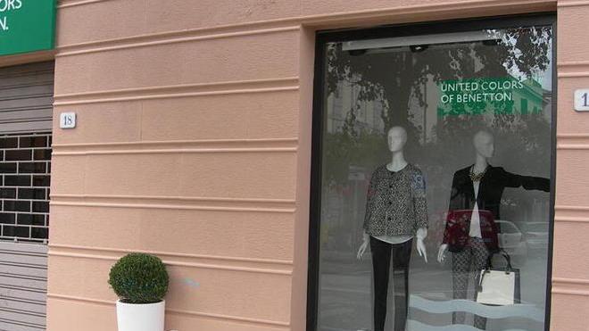 Riaperto Benetton in via Diaz
