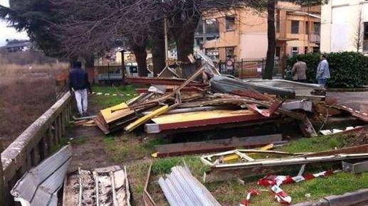 Demolito lo storico chiosco dell’Isolina