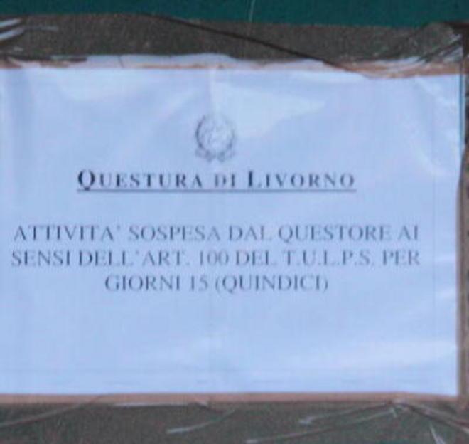 Pregiudicati nel locale, licenza sospesa 