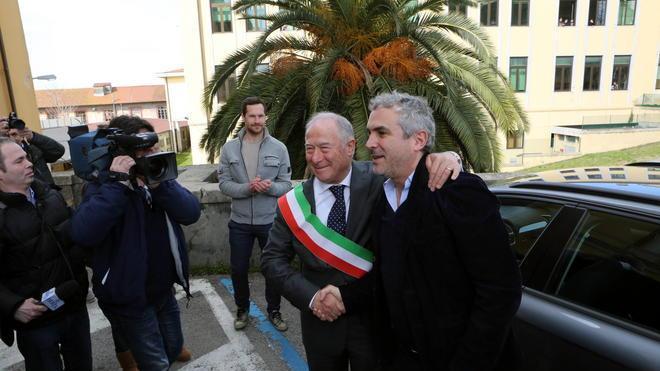 Festa grande a Pietrasanta per Alfonso Cuaron