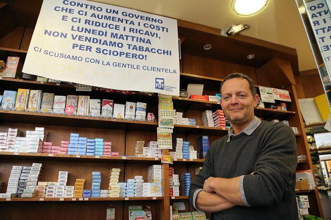 Tutti i lunedì parte lo sciopero dei tabaccai 