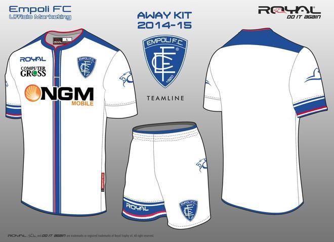 Empoli, ecco le maglie del futuro ma la terza la sceglieranno i tifosi 