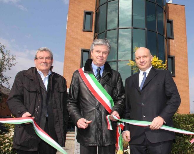 Taglio del nastro per la nuova sede di Publiacqua di Prato 