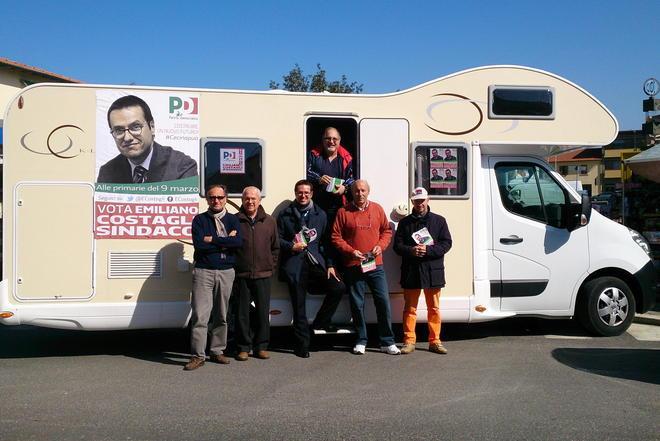Costagli chiude la campagna in camper