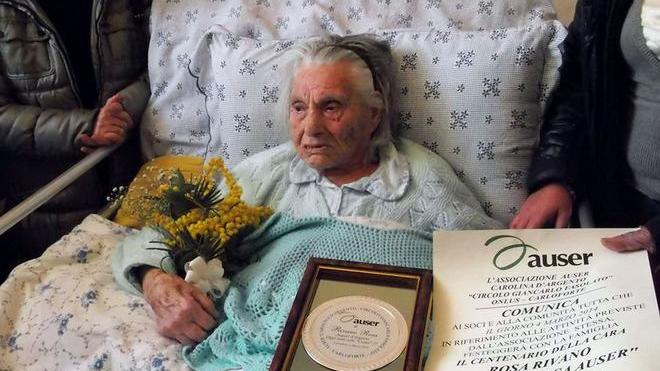 Rosa Rivano compie cent’anni, Carloforte in festa 