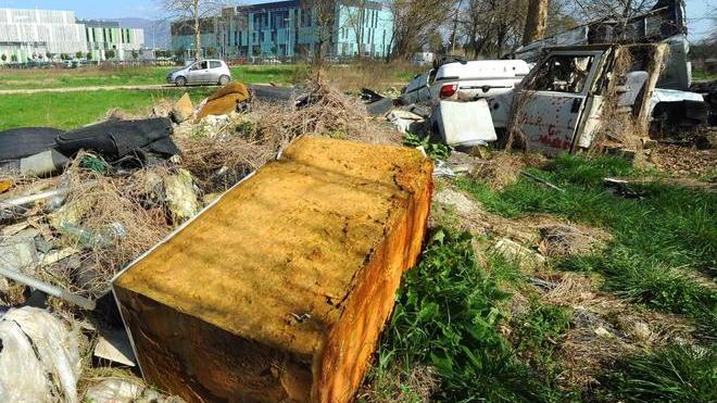 Fanno orti recintati nel parco pubblico Ma nessuno sa nulla