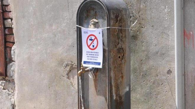 Si può bere l’acqua della Brancoleria