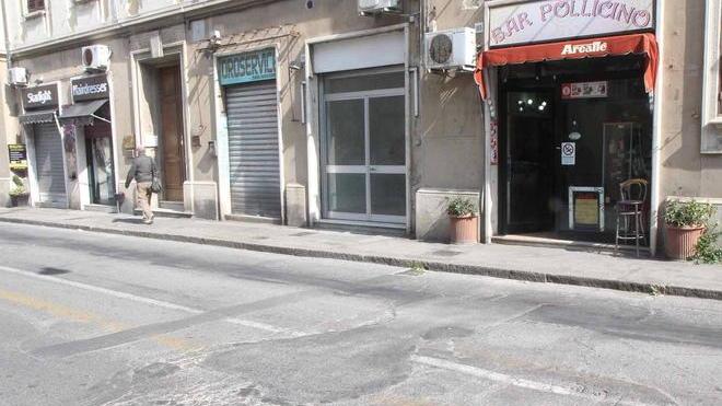 Via Marradi, la buca è sempre lì