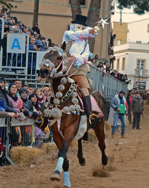 La stella centrata da Su Componidori: un momento magico per la Sartiglia