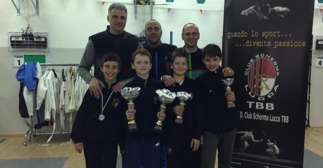 Guidotti è il campione regionale nelle specialità di spada e fioretto