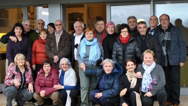 Il gruppo teatrale in Svizzera