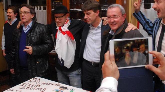 Gli interisti del Golfo a Milano per festeggiare il loro club