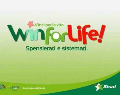 Vince 36mila euro giocando a Win for life 