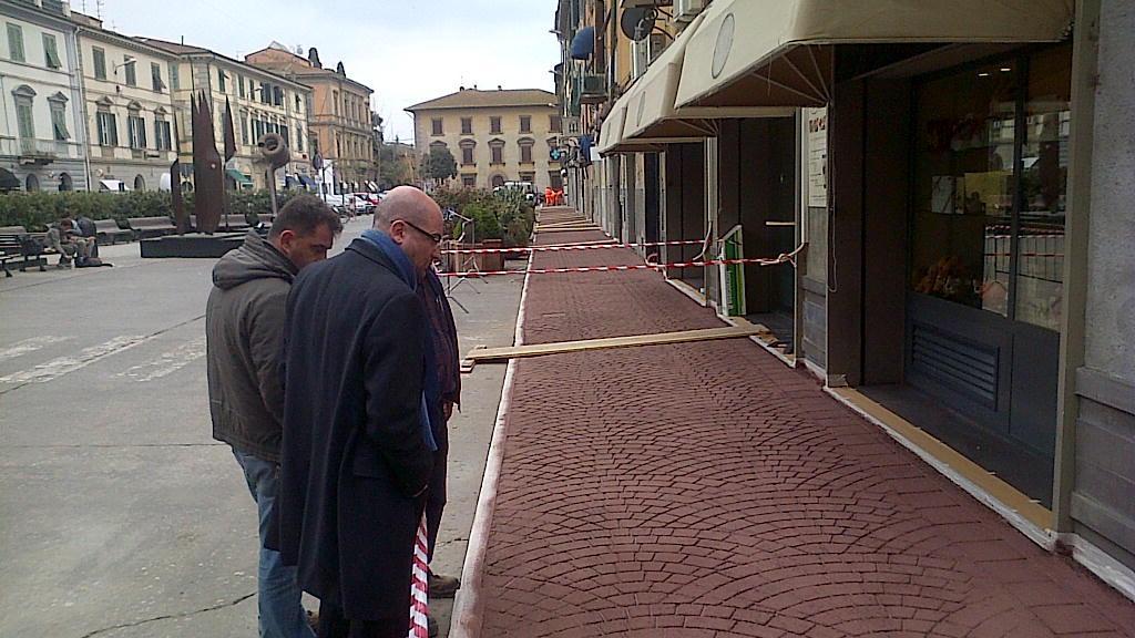 La parte pedonale del Piazzone sarà rifatta con l’asfalto speciale