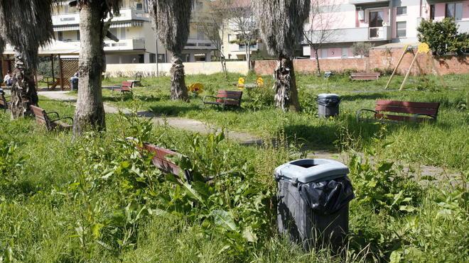 Il parco giochi di via De Bosis è in condizioni malandate
