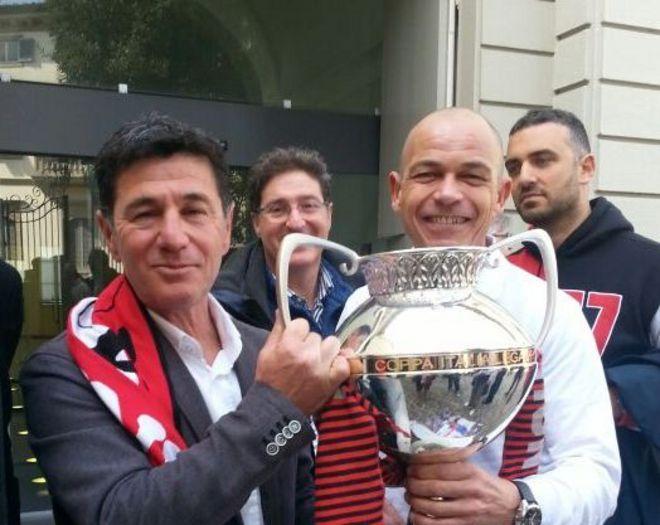 Lucca United riporta a casa la copia della Coppa Italia vinta nel 1990 