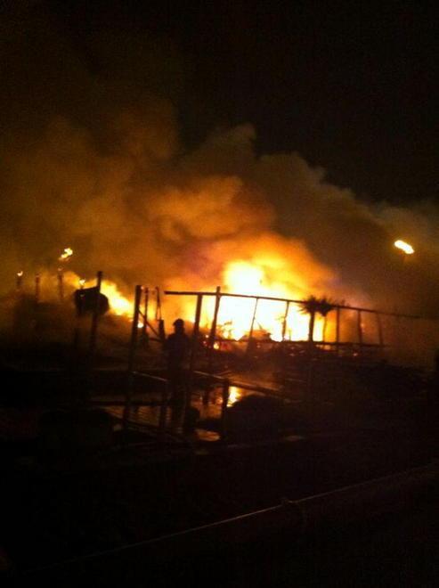 Incendio in Passeggiata, gli stabilimenti prima e dopo 