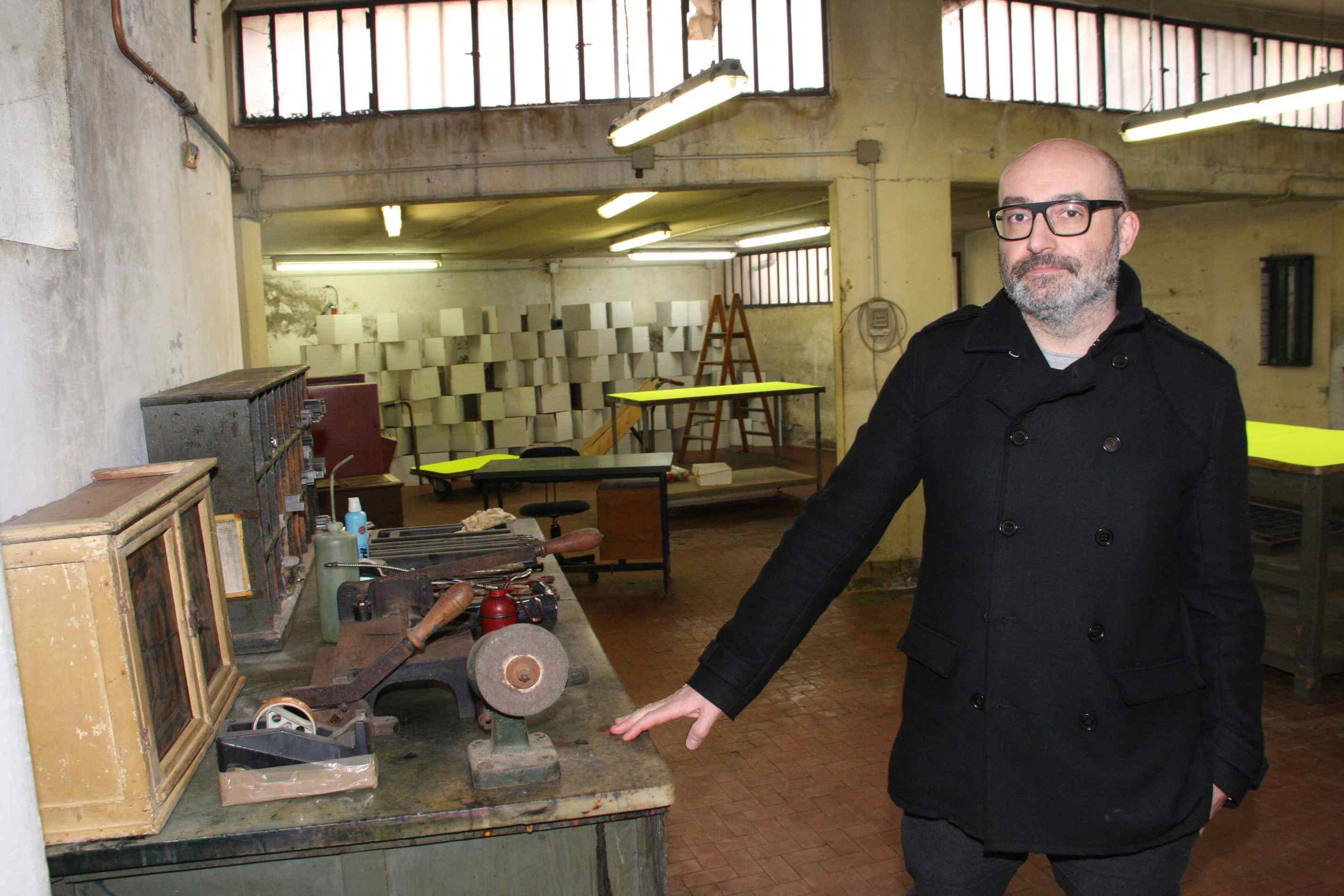 Spazio all’arte nell’ex tipografia 