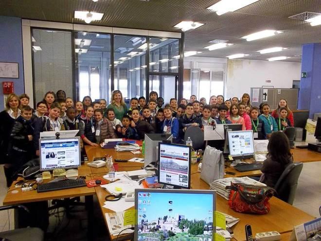 Cinquanta bambini in visita al Tirreno 