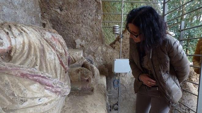 Duecento visitatori alla tomba dei Demoni alati