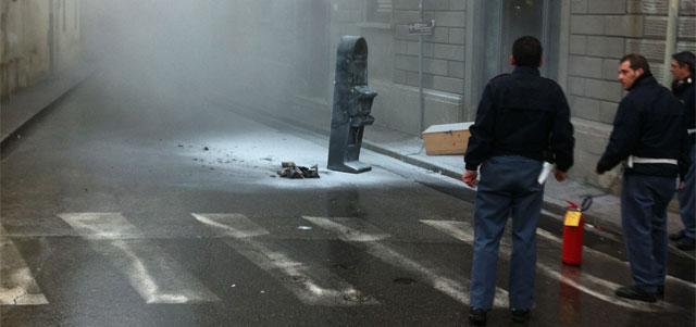 Incendio in un bar, a fuoco una slot 