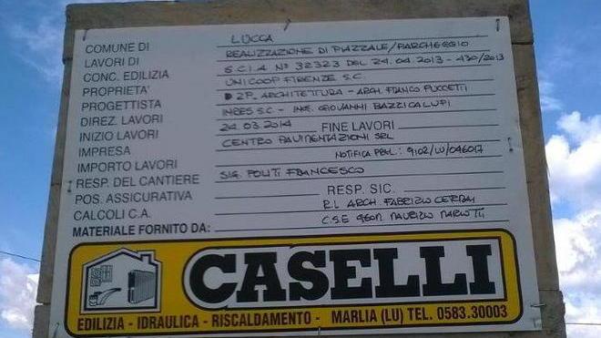 Via ai lavori del parcheggio Coop