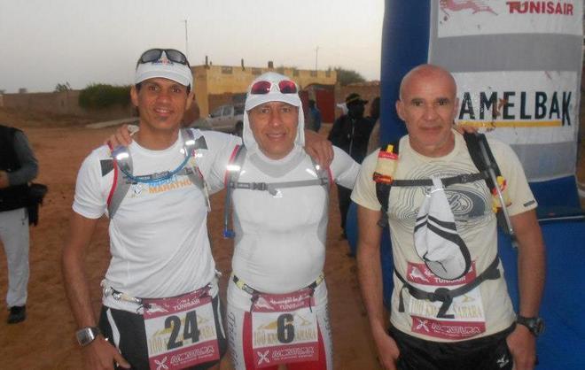Petrucci, De Masi e Coli per 240 km nel deserto