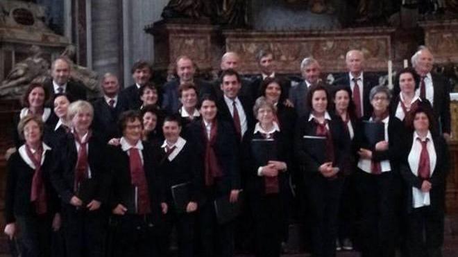 Il coro di Ghivizzano in Vaticano