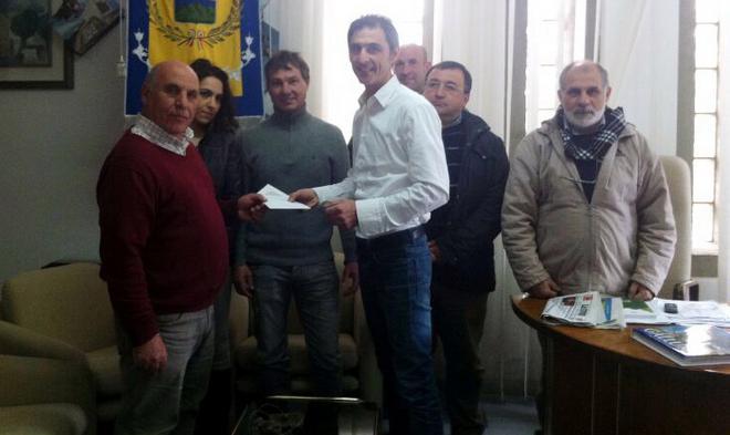 Ciclone, da Gardone un assegno a Padru