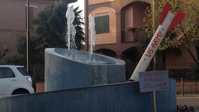 Un missile sulla fontana e Peppa Pig arrosto