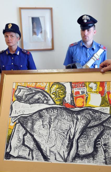 Nella casa dell’indagato spunta un Guttuso 