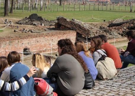 Cerimonia commemorativa dove fu recluso Primo Levi