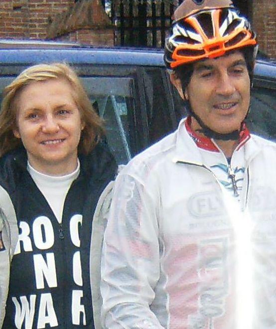 Ciccio e Concetta in bici a Compostela