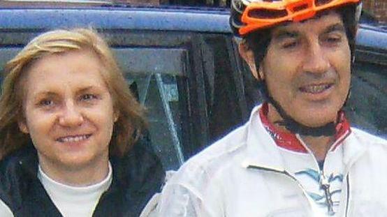 Ciccio e Concetta in bici a Compostela