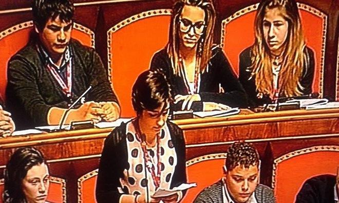 Gli studenti protagonisti in Senato 