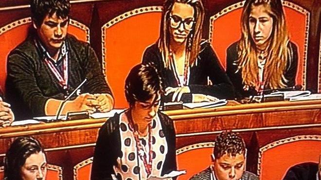 Gli studenti protagonisti in Senato