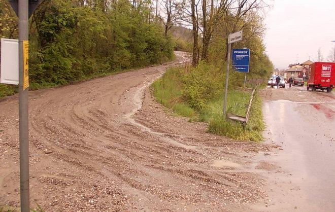 Allagamenti provocati dai fossi ostruiti 