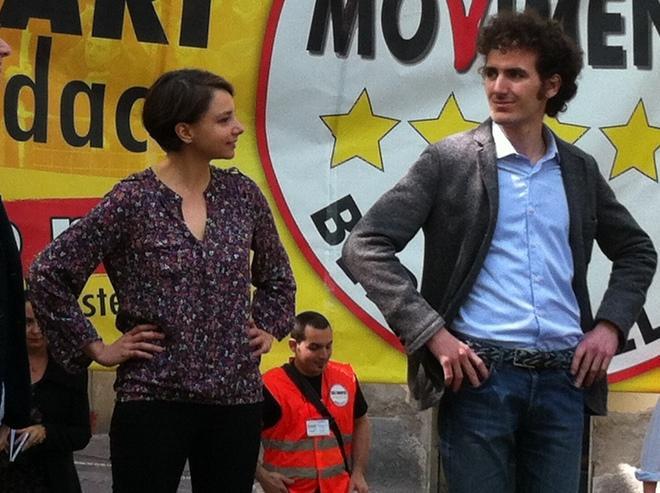 Grillo non c’è ma la piazza è per Dibba 