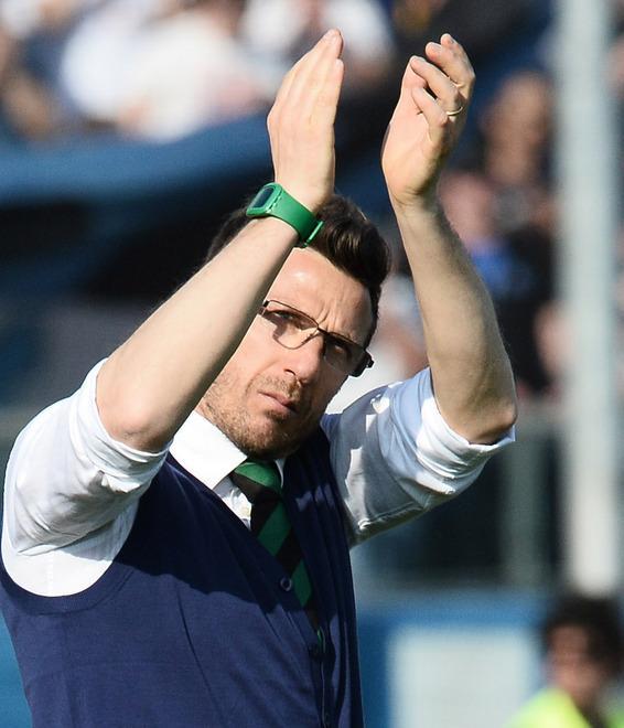 Di Francesco: «Visto? Ci siamo e lotteremo per rimanere in A» 