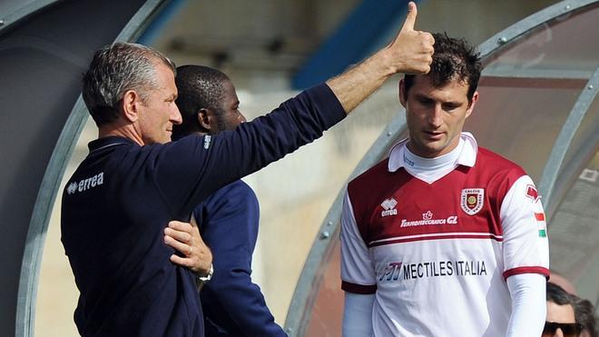 Il centravanti Francesco Ruopolo ha ancora problemi muscolari