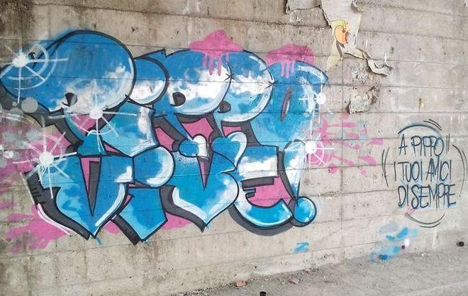 Un murale per ricordare Pippo 