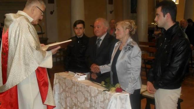 La dinastia dei Sacchetti alle nozze d’oro di Lina e Ivan