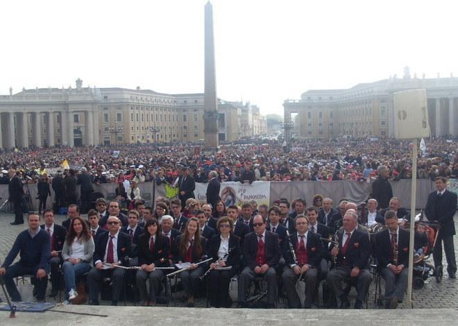 La banda ha suonato per il Papa 