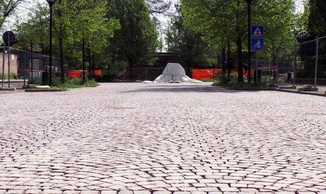 Piazzale Medaglie d'Oro  riaprirà in tempo per la festa di San Giorgio 