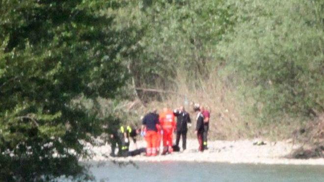 Anziano annega nel fiume Enza