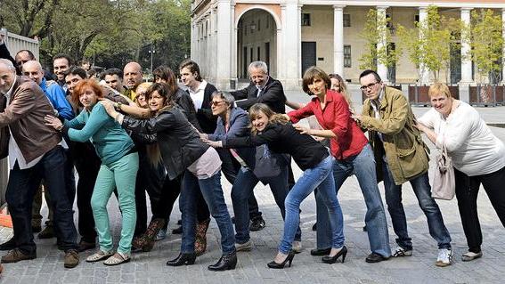 M5S, un flash mob contro il parcheggio