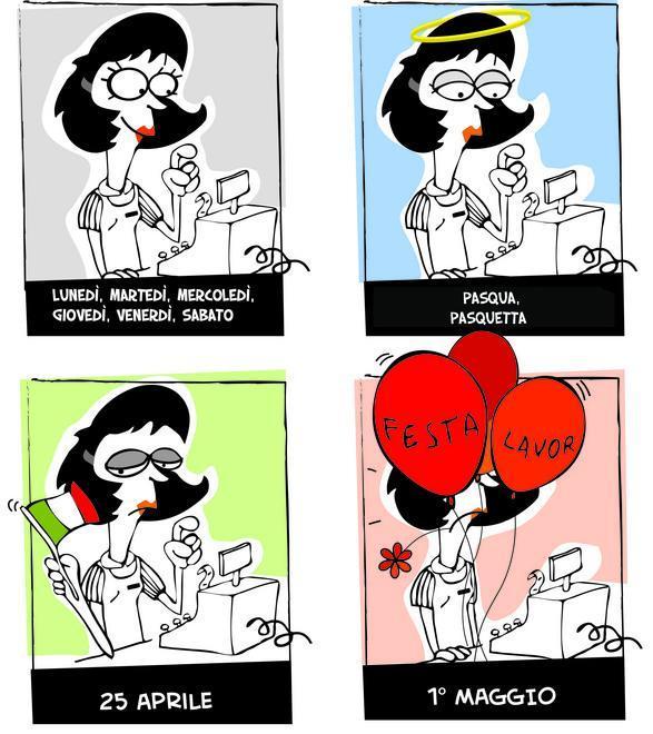 Sciopero salva-festività: niente shopping a Pasqua 