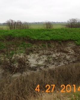 Interventi dell’Aipo sugli argini del Canalazzo Tassone